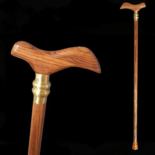 Круглая голова деревянная трость из красного дерева старый палисандр палка