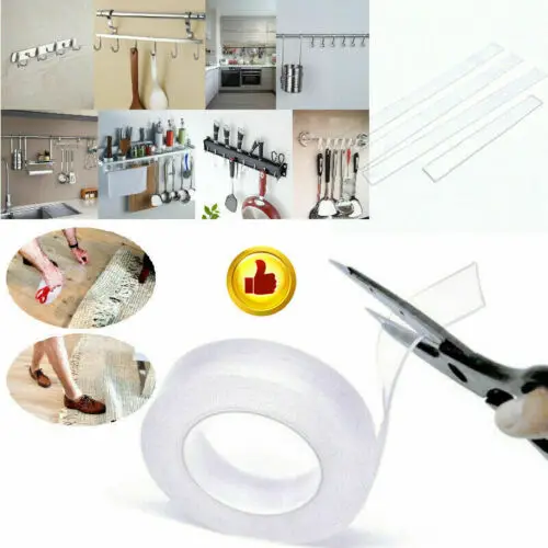 Новая многофункциональная двусторонняя клейкая лента моющаяся без следов