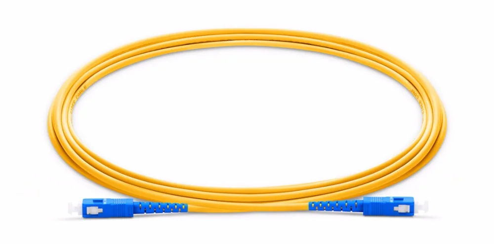 FirstFiber 5m SC UPC to G657A волоконный патч кабель перемычка корд Simplex 2 0 мм PC для PVC SM Bend