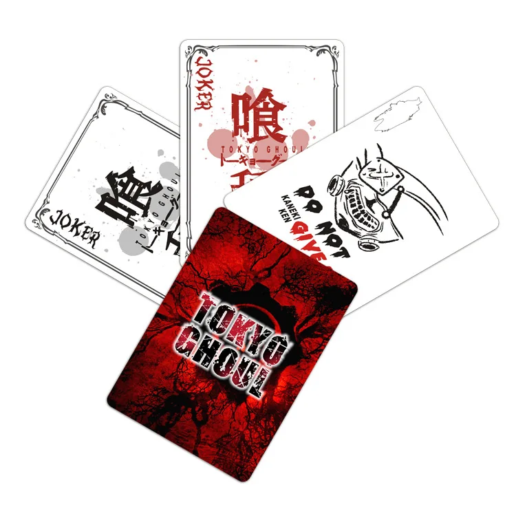 54 листа/Набор Аниме Tokyo Ghoul покерные карты коллекция персонажей комиксов