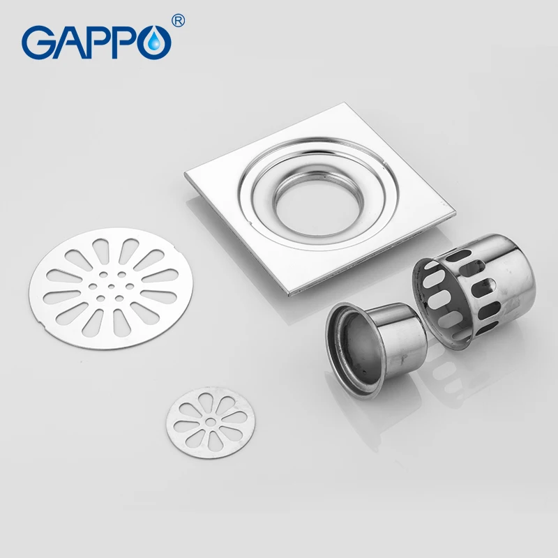 GAPPO Drains Anti-odor Bathroom shower Floor bath drainer stopper Bathtub Shower Drainers Strainers | Обустройство дома
