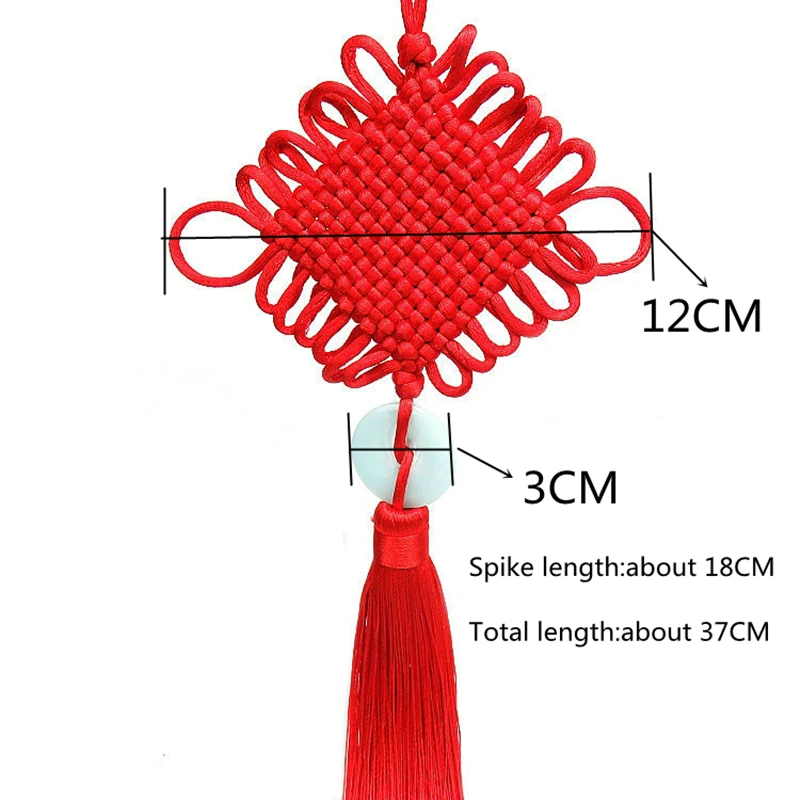 1 шт. большой китайские узлы нефрита кисти брелок шапки ремни DIY Подвески для