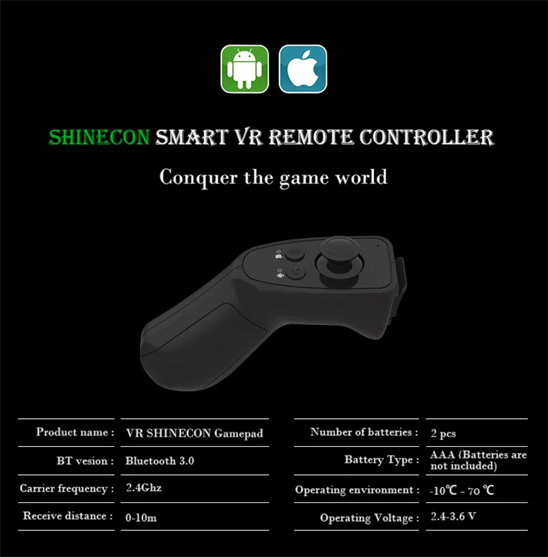 Оригинальная VR shinecon 6,0 стандартная версия и гарнитура Версия виртуальной реальности 3D гарнитура для очков виртуальной реальности шлемы дополнительный контроллер