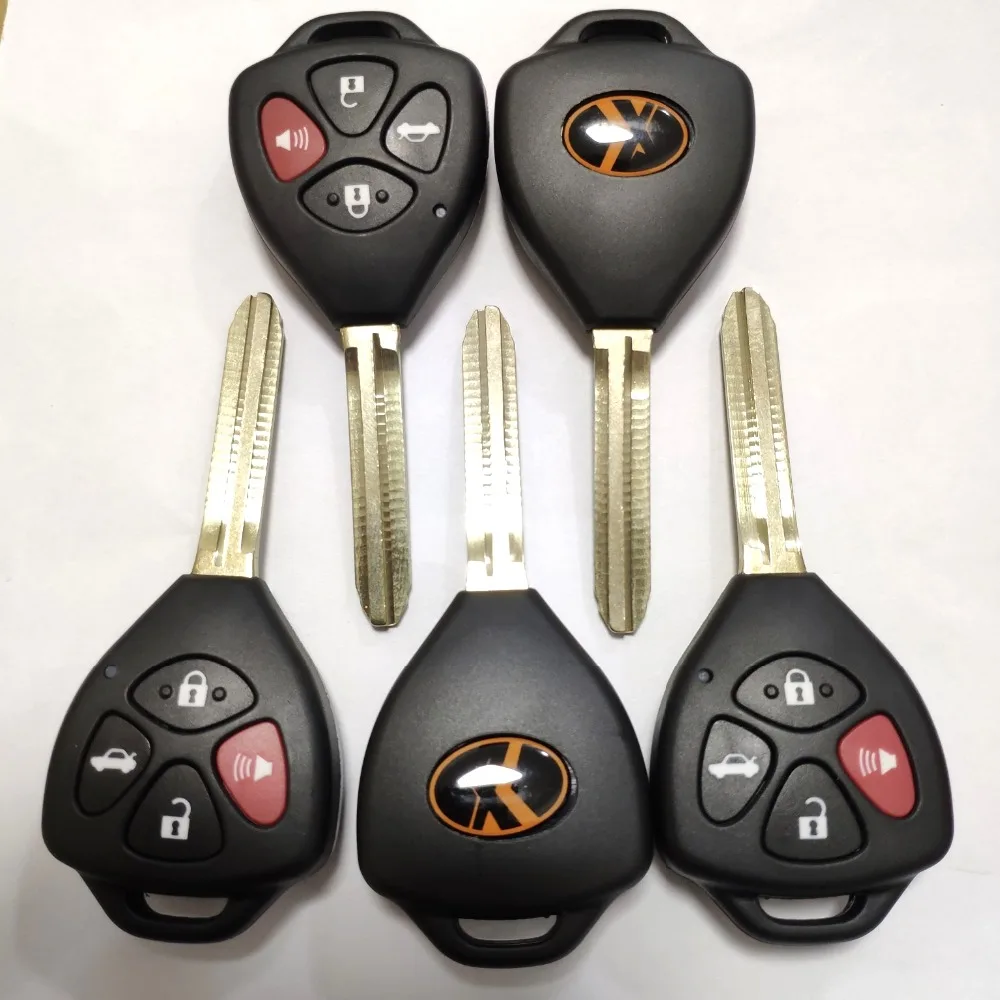 Для Toyota style с лезвием TOY43 Xhorse VVDI универсальный пульт дистанционного управления-5 шт./партия