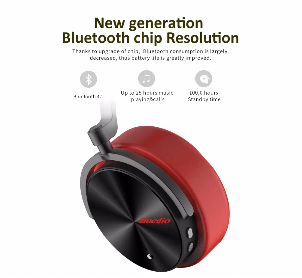 Bluedio T5 Беспроводной Bluetooth наушники активность Шум отмена Портативный гарнитура мощный бас стерео звук С микрофоном