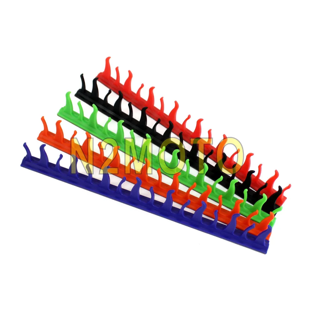 Резиновая лента Mohawk для мотоциклетного шлема 5 цветов клейкая 3 м с пламенем