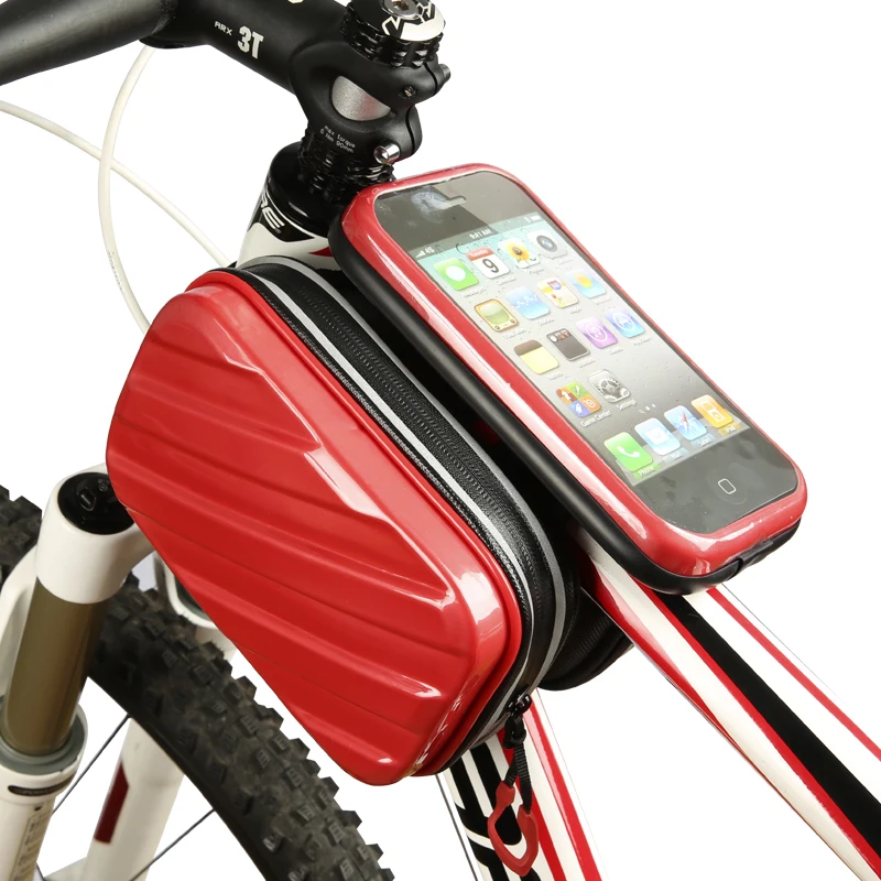 Giyo Bicycle Bag 4.7-5.5&quot Phone Case Storage For Bike Touch Screen Cycling Front Frame Top Tube Carrier Saddle s | Спорт и