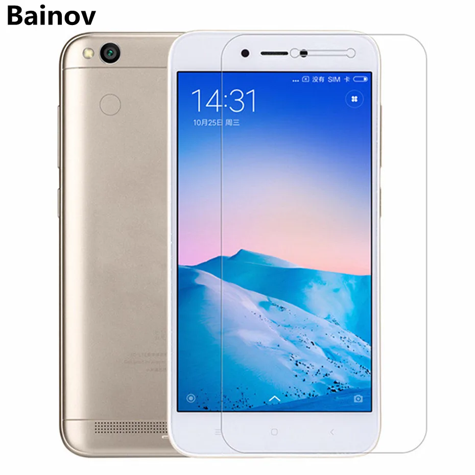 2 шт Защитная пленка для экрана Xiaomi redmi 5A 2.5D против царапин Закаленное стекло xiomi