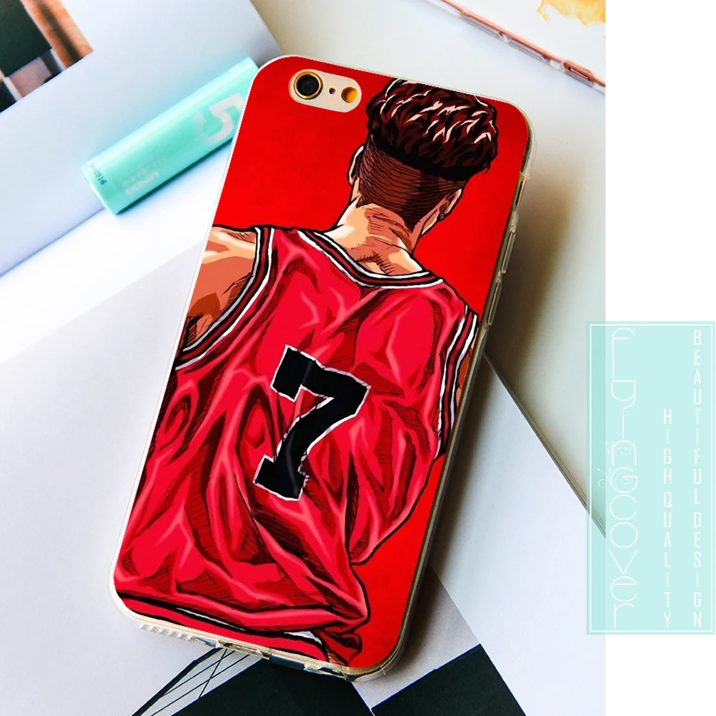 Slam Dunk Ryouta Miyagi Clear TPU Soft Silicone Coque Cases for iPhone 10 X 7 8 6 6S Plus 5S 5 SE 5C 4S 4 iPod Touch Cover. |