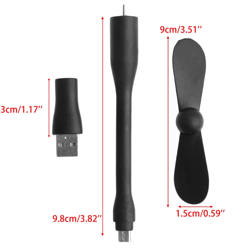 Портативный Гибкий USB мини охлаждающий вентилятор кулер для настольного