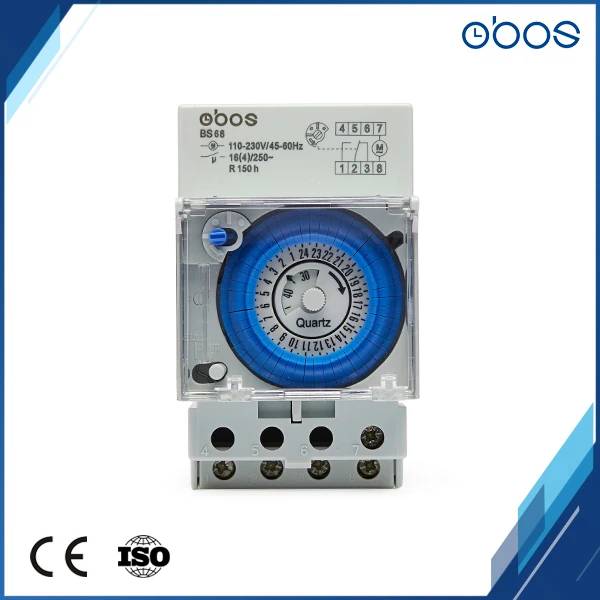 Бесплатная доставка низкая цена 220 В 24 часовой таймер OBOS с 48