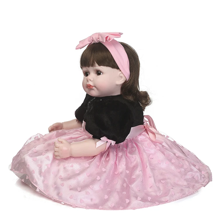 55cm Silicone Reborn Baby Doll Toys Vinyl Princess Toddler Babies Dolls Like Real Birthday Xmas Gift Girls Play House Bonecas | Игрушки и