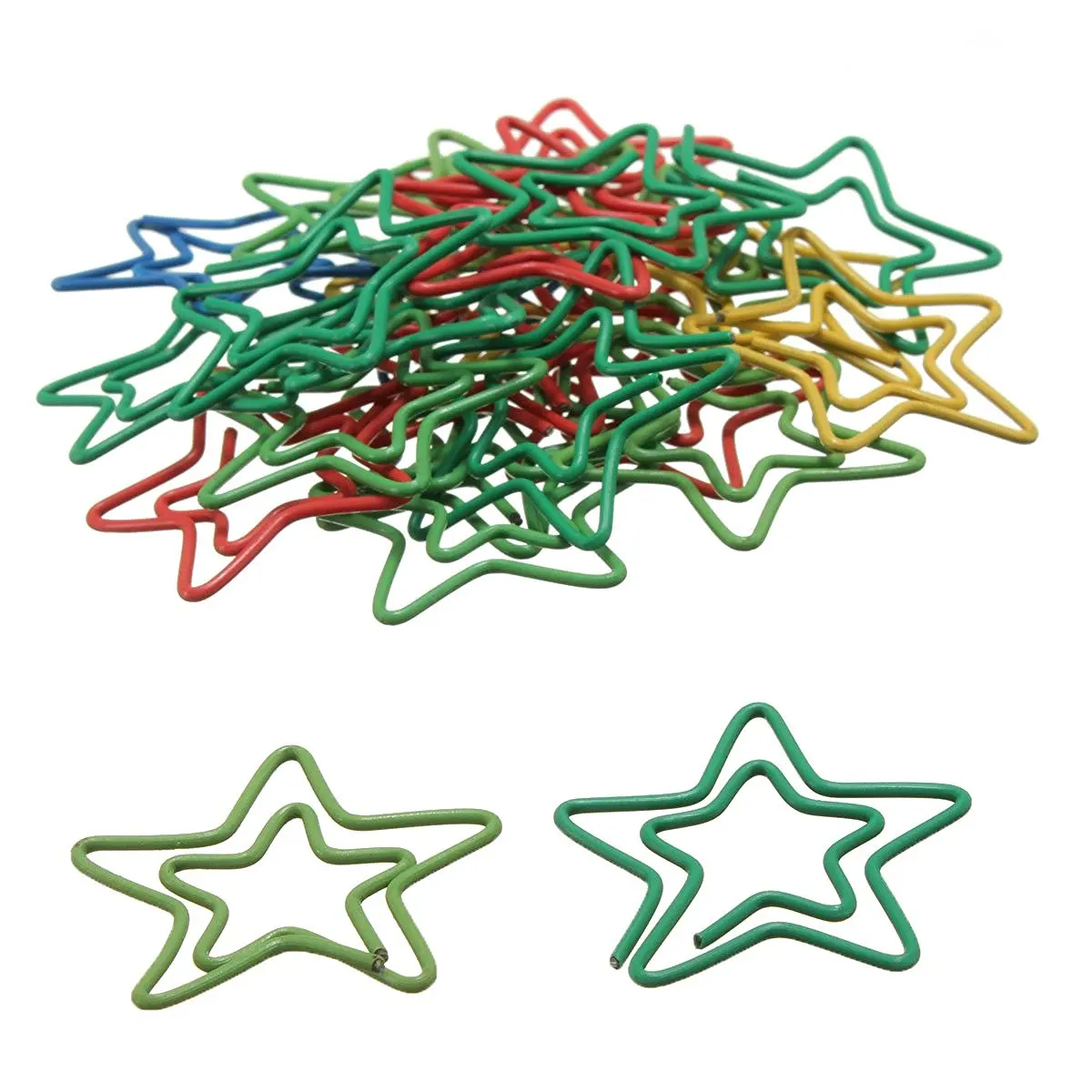 

Paperclips 24 pieces in PVC case star
