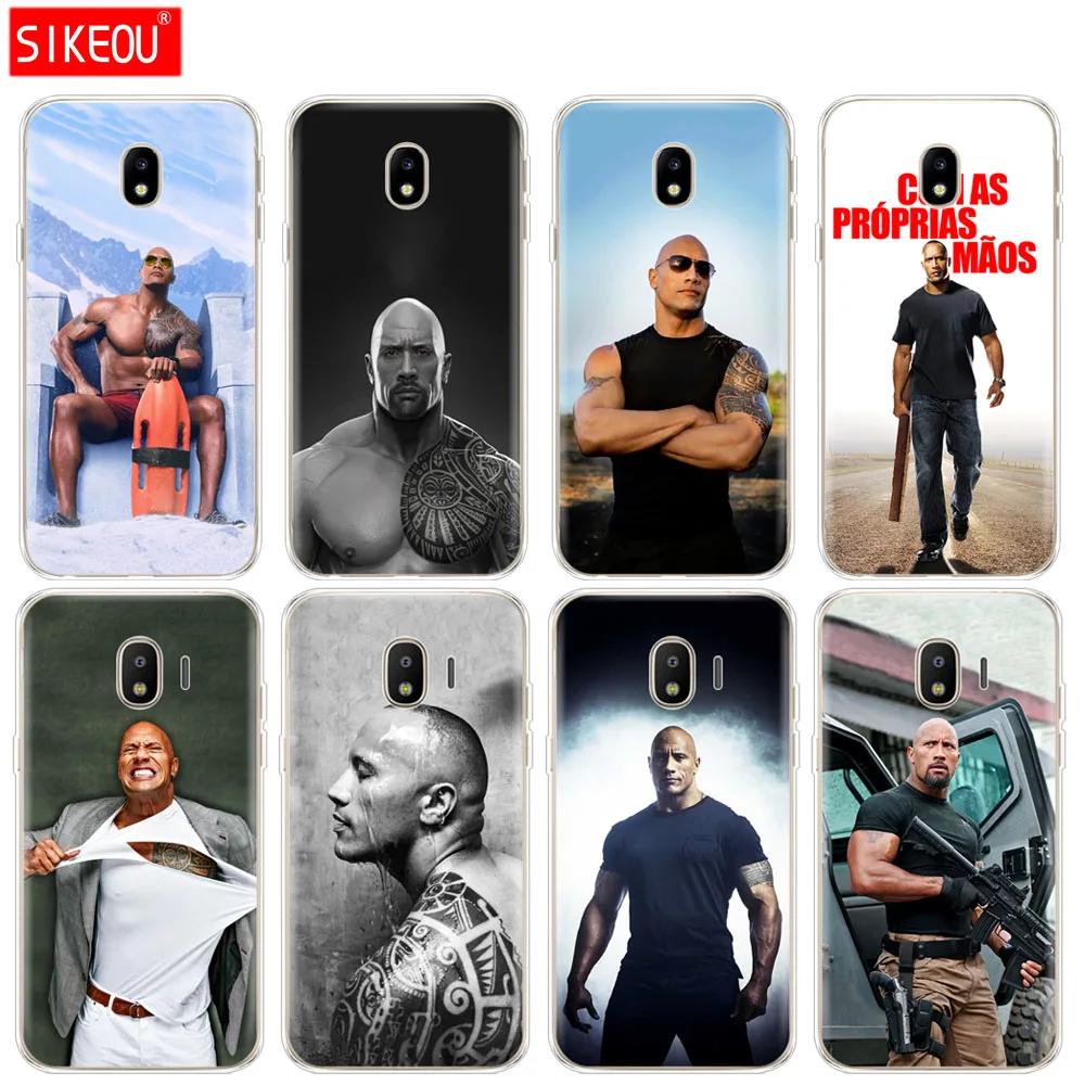Силиконовый чехол для телефона Samsung Galaxy J3 J5 J7 2017 J330 J530 J730 PRO j2 2018 The Rock Dwayne