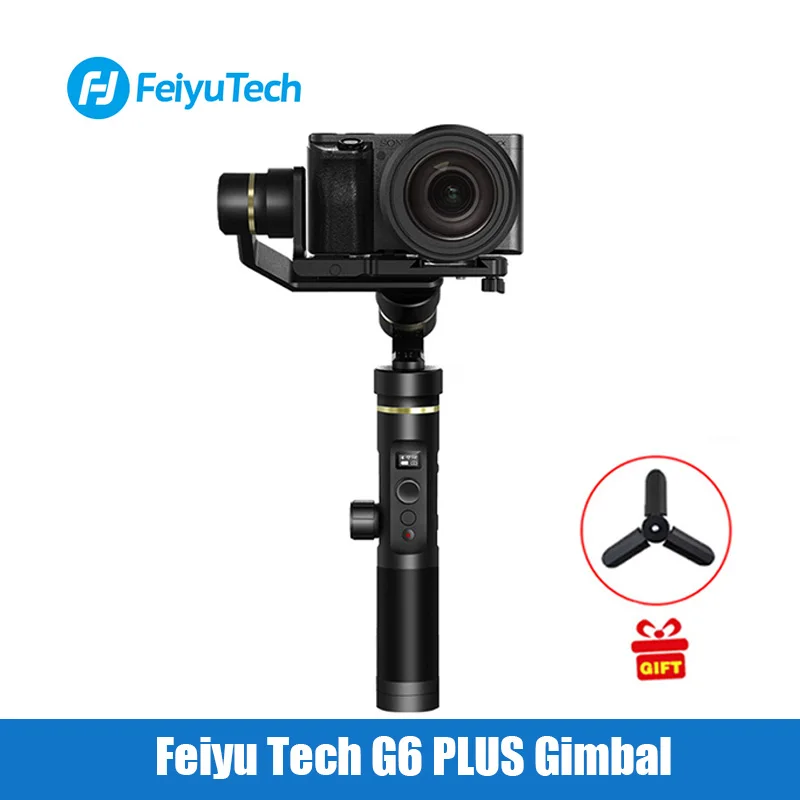 FeiyuTech Feiyu G6 Plus брызгозащищенный ручной карданный стабилизатор для смартфона Gopro беззеркальная камера sony PKzhiyun crane M DJI - Цвет: G6 plus