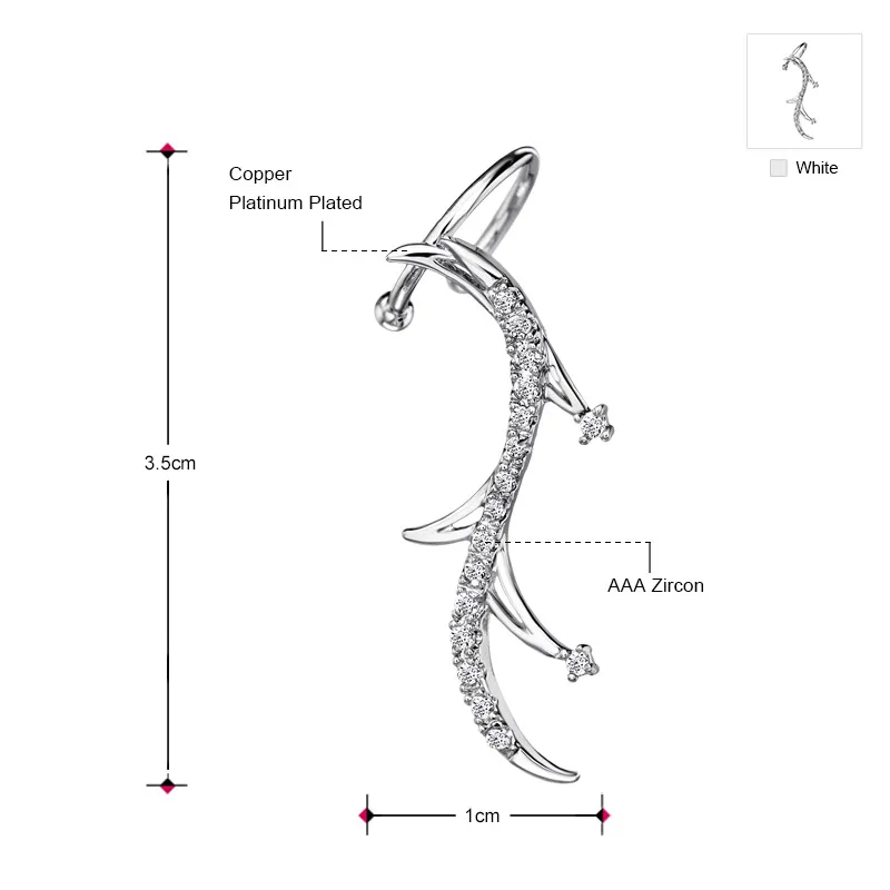 Женские серьги-пусеты Neoglory с белым цирконием модные ювелирные изделия новинка 2020