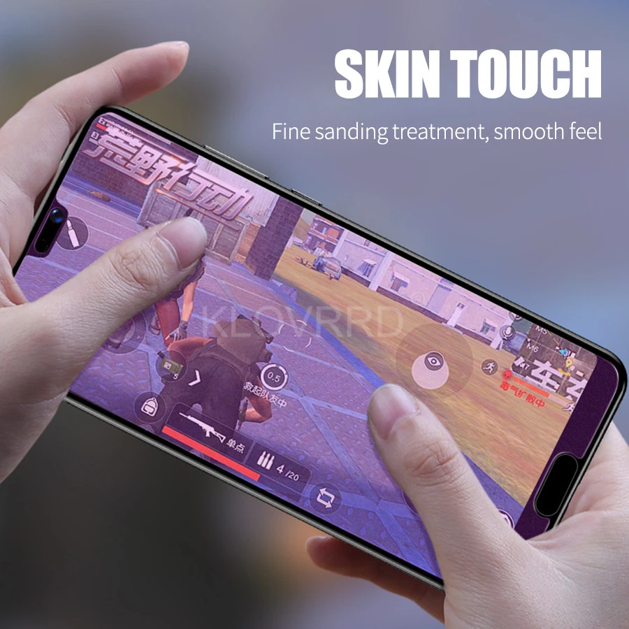 Анти синий Ультрафиолетовый матовый экран протектор для huawei P20 Pro P30 Lite закаленное