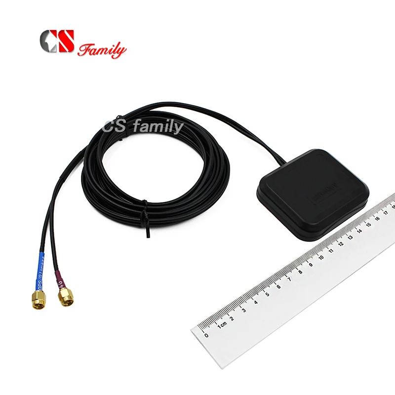 Мульти антенны GNSS 4G LTE антенна, gps/ГЛОНАСС/GALILEO и 4G/3g/2G клейкая антенна с SMA male, 3 м кабель