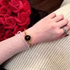 Женские кварцевые часы с браслетом из нержавеющей стали