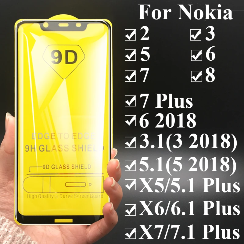 Защитное стекло для nokia 6 экранный протектор детей возрастом 2 3 5 7 1 1x5x6x7 плюс 2018 8