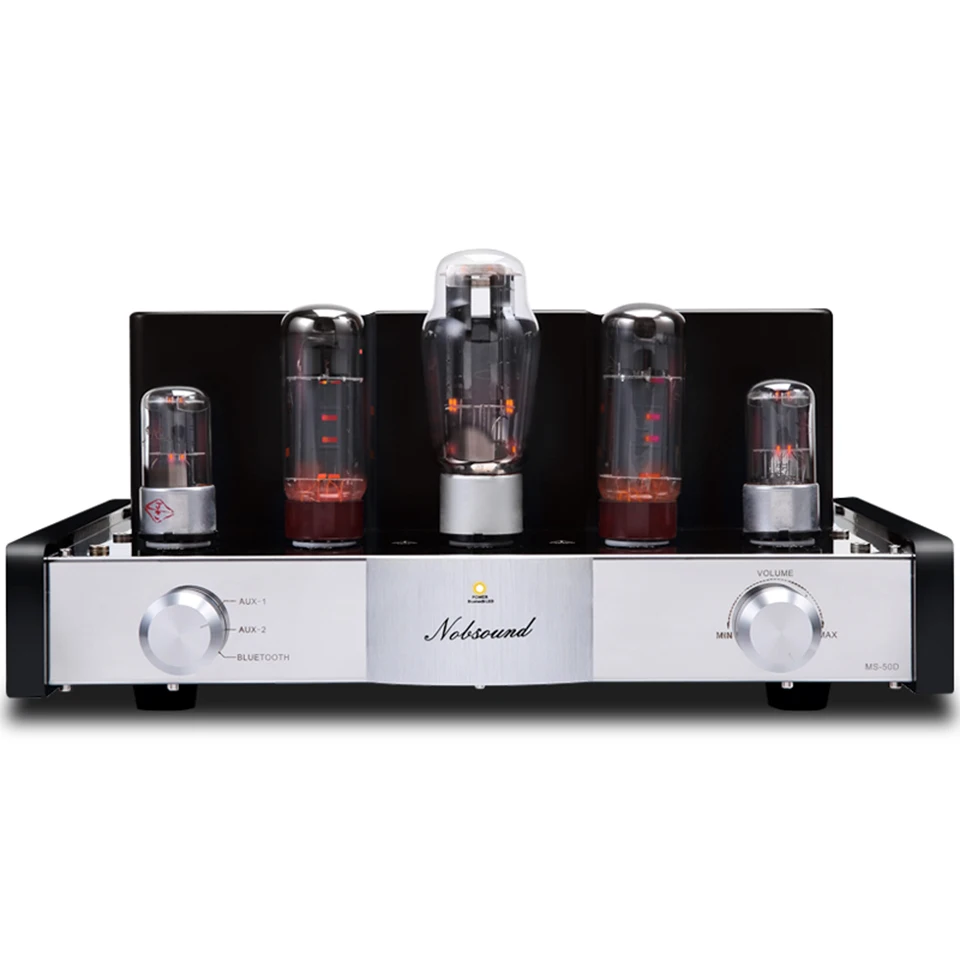 Nobsound MS-50D ламповый усилитель Hi-Fi усилитель 2,1 каналов Усилитель Вакуумный ламповый усилитель Bluetooth усилитель и USB MS-10D 30D Модернизированный