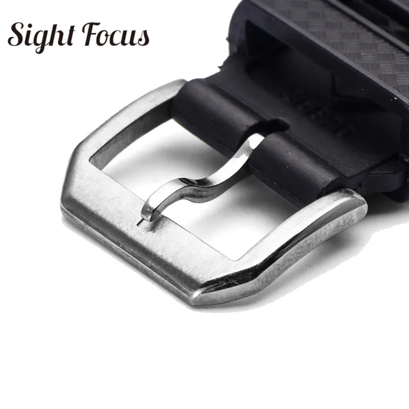 22mm Mens Replacement Watch Straps for IWC Aquatimer Series IW376805 IW323101 Watch Bands Rubber Silicone Seven Day Bracelets