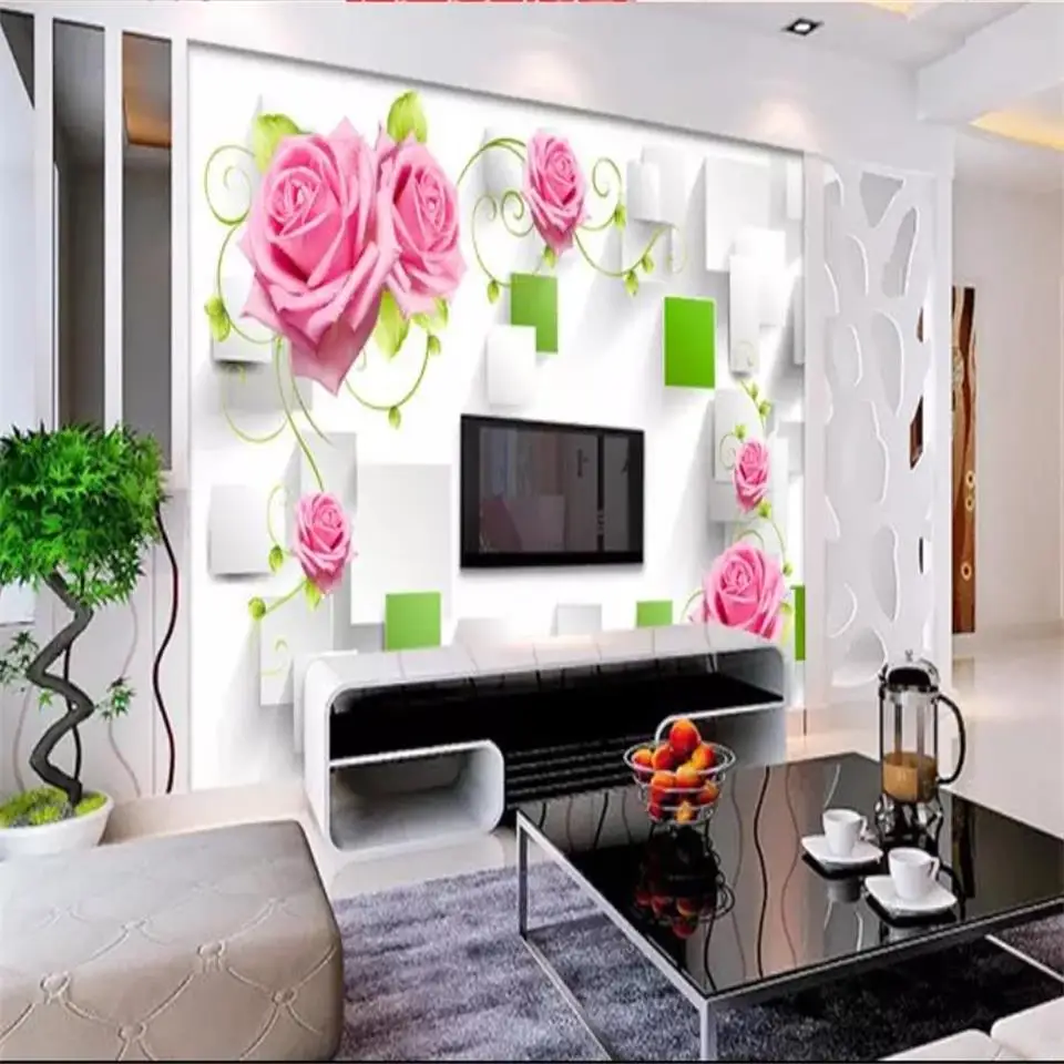 Настенные 3D фотообои на заказ декоративные квадратные обои для гостиной дивана с