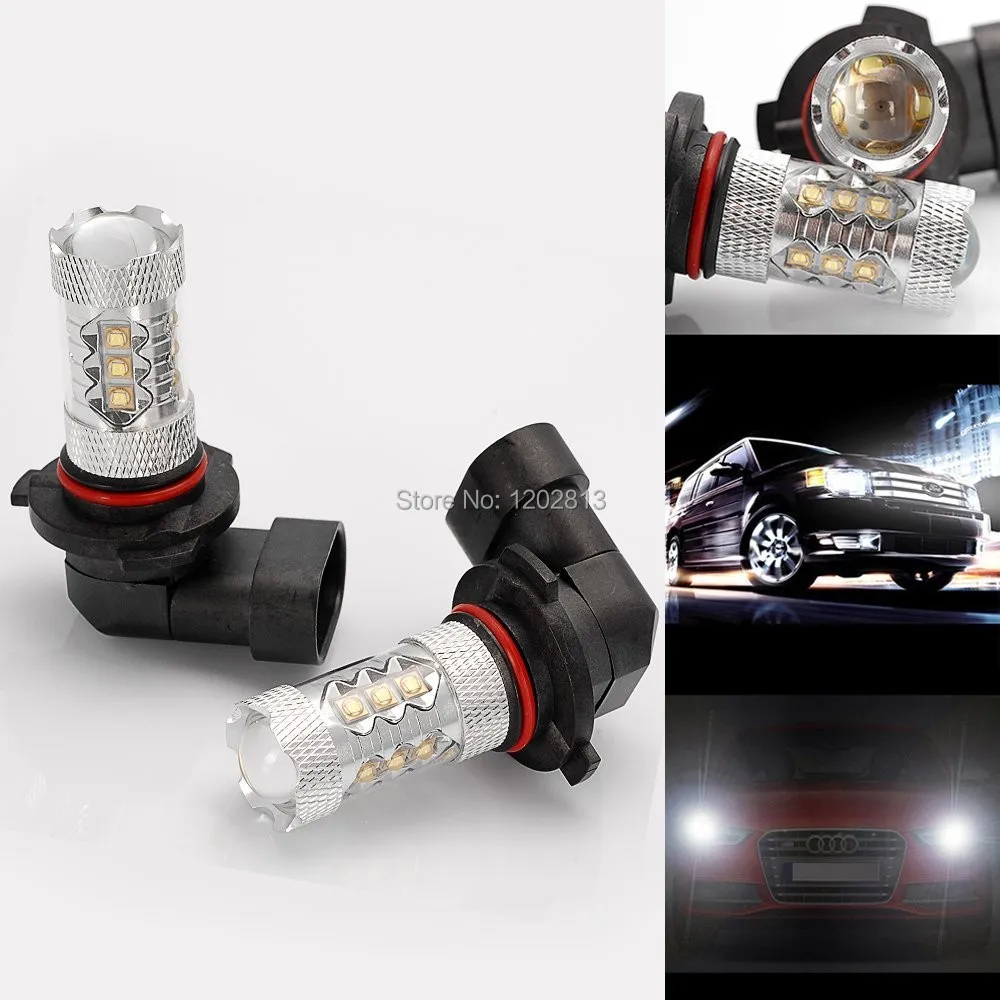 2 шт. 9006 HB4 осветители CREE 80W светодиод XBD объектив