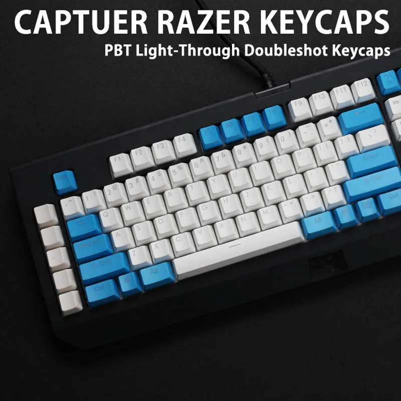 MP Cherry MX switch 108/87 клавиш PBT Keycap с подсветкой двойная съемка белая и серая Ретро клавиатура для механической игровой клавиатуры