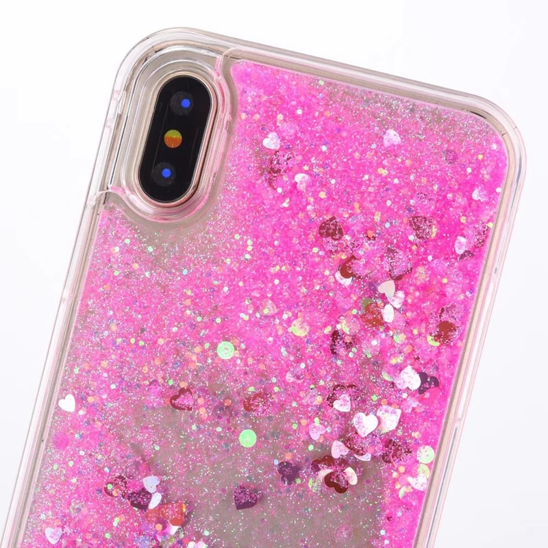 Блестящий Мягкий чехол для iPhone блестящие чехлы телефонов 5 6 6S 7 8 Plus X милый женский