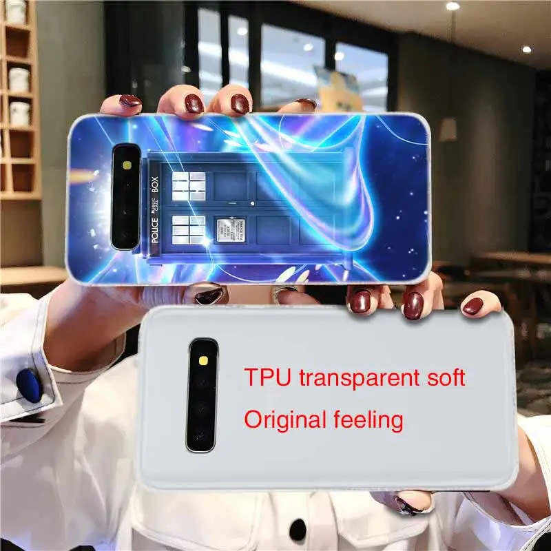 Мягкий чехол для Samsung Galaxy S21 S20 S11 S10 S9 S8 Plus S7 Edge S10e Ultra Tardis Box Doctor Who | Мобильные