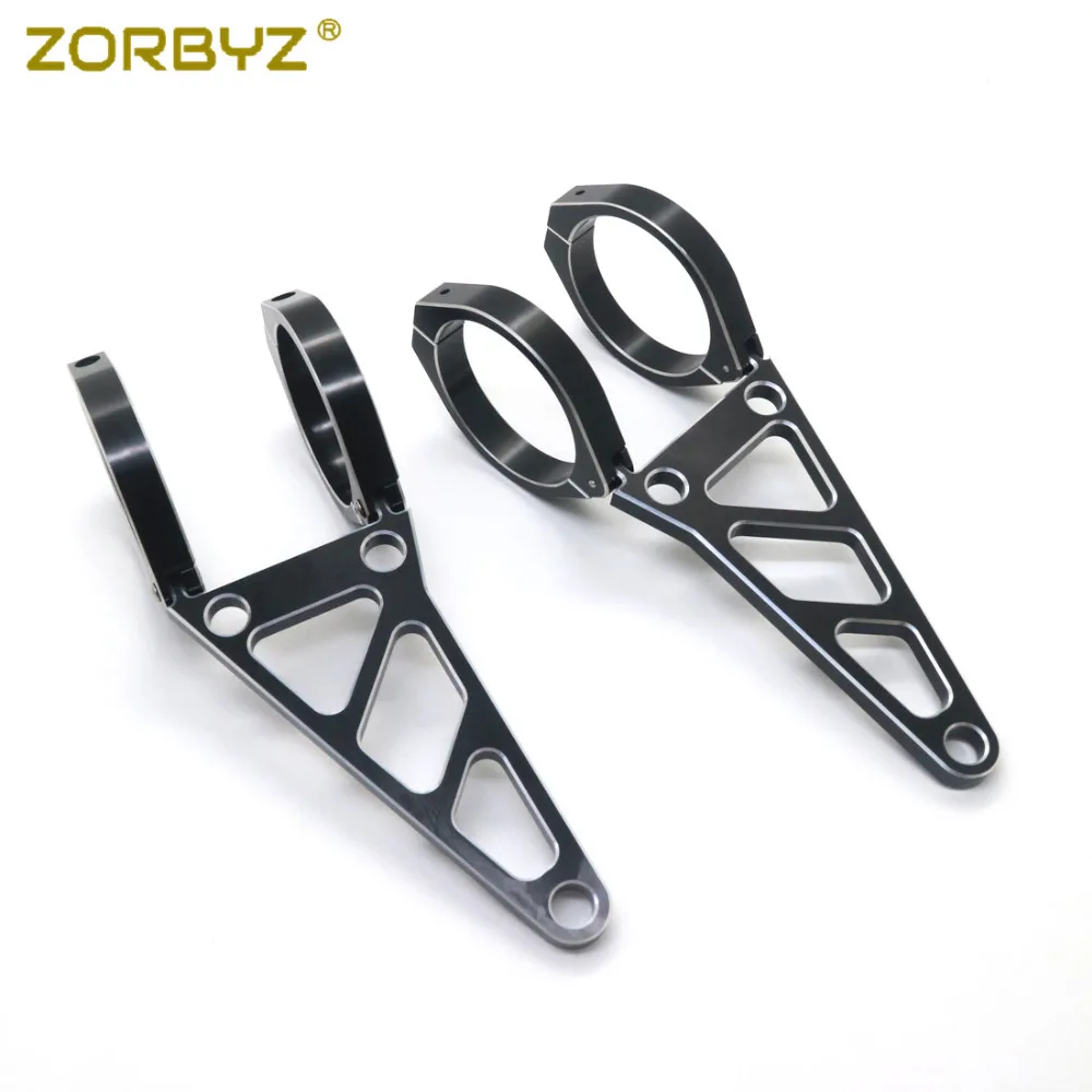 Zorbyz универсальные мотоциклетные 57 мм черный CNC кронштейн крепление для фары