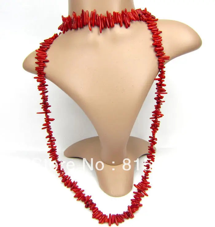 Новое популярное очень длинное красное раннее ожерелье ручной работы модные