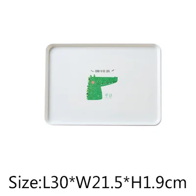 crocodile 21*30 см мультфильм шаблон табак скручивающийся поднос для хранения для мужчин травы сигаретная точилка аксессуары Контейнер хранения Инструменты подарки - Цвет: crocodile
