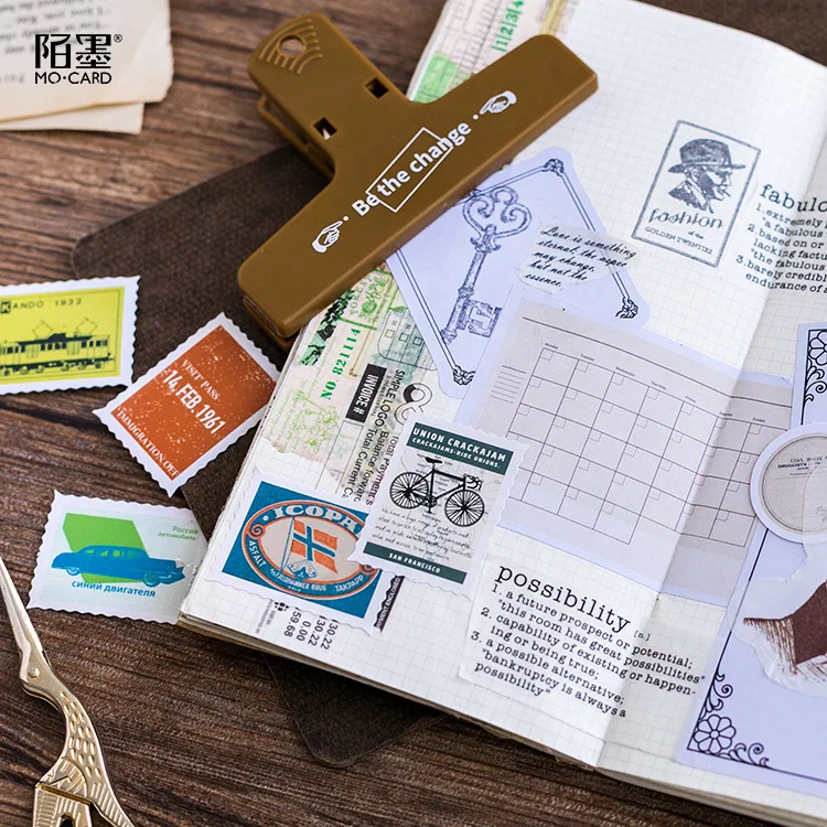 46 шт./кор. путешествия stamp set украшения Печать DIY планировщик Дневник Scarpbooking индекс