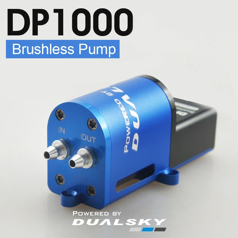 Бесщеточный насос для дыма DUALSKY DP1000 топливный аквариумный с регулировкой потока