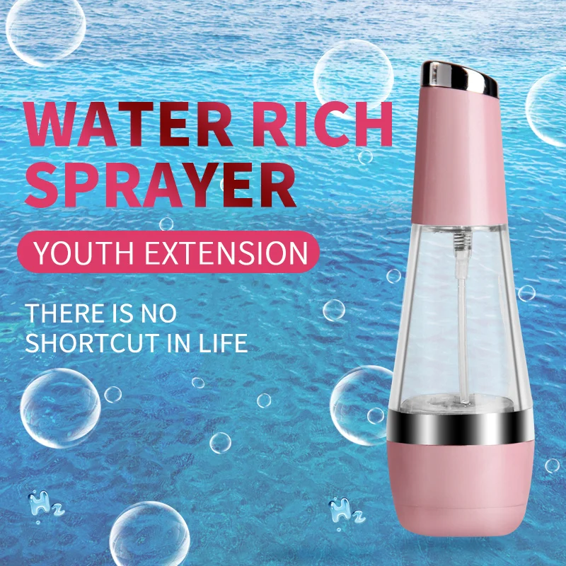 

Hydrogen-rich Water Sprayer Nano-hydrin Water Hydrating Spray Bottle Beauty Hand-held Portable Spray Water Ionizer Generator