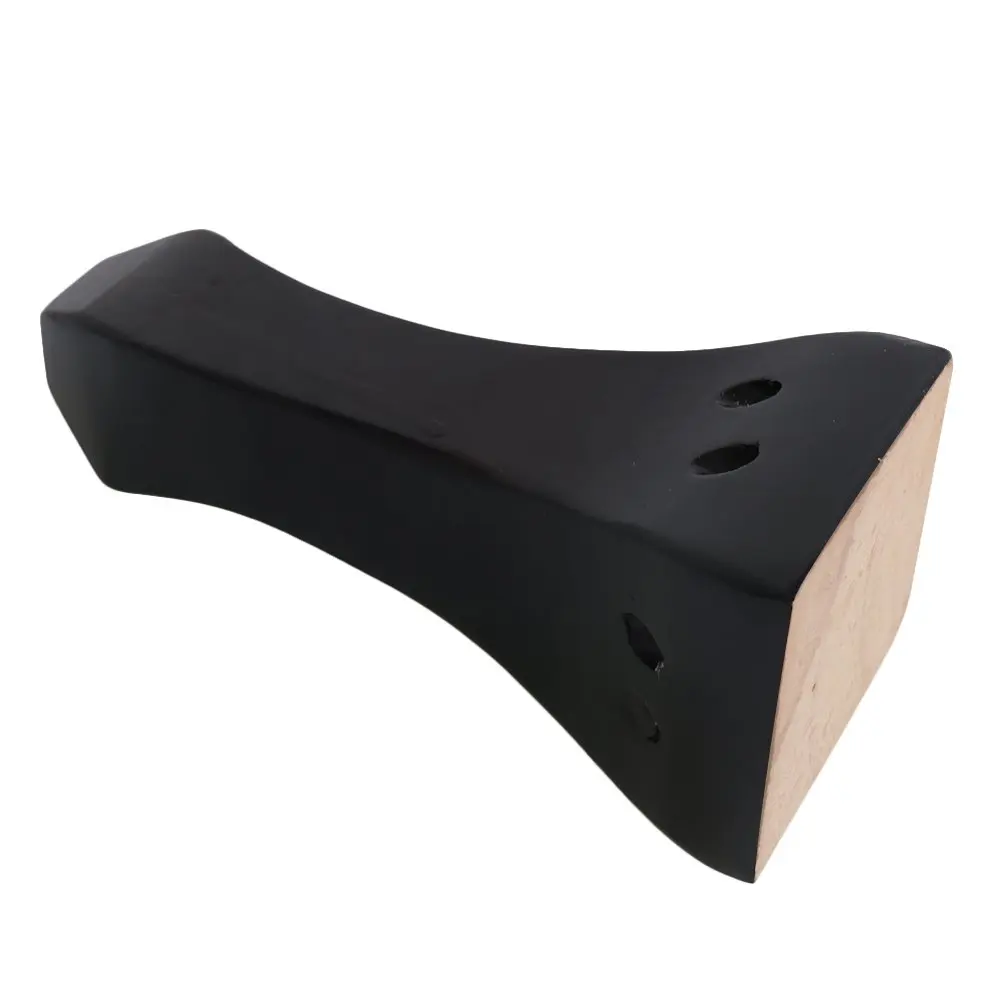 

4pcs 20cm Height Solid Black Rubber Wood Furniture Legs Sofa Bench Closet Cabinet Feet Couch Dresser Armchair foot Oak Wood