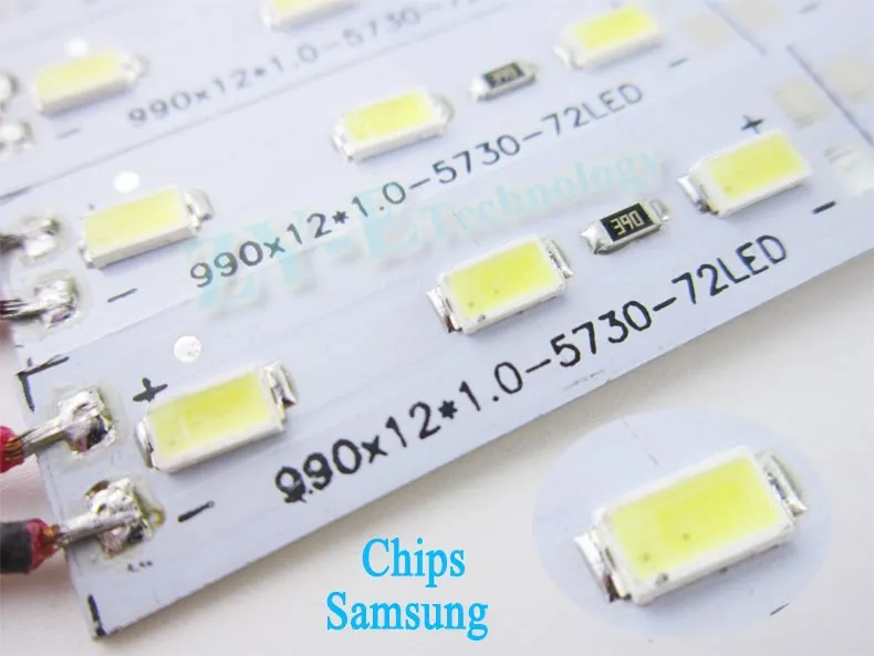 10 шт.* 50 см светодиодный светильник супер яркий 50 см DC12V 36 SMD 5630 Светодиодный жесткий светильник с алюминиевой оболочкой+ крышка из поликарбоната