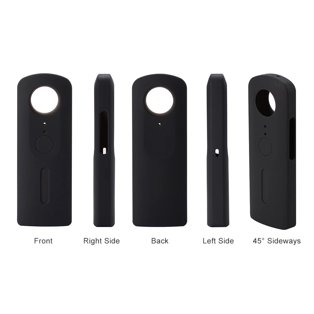 Защитный силиконовый чехол для камеры Andoer с крышкой объектива Ricoh Theta V 360 градусов
