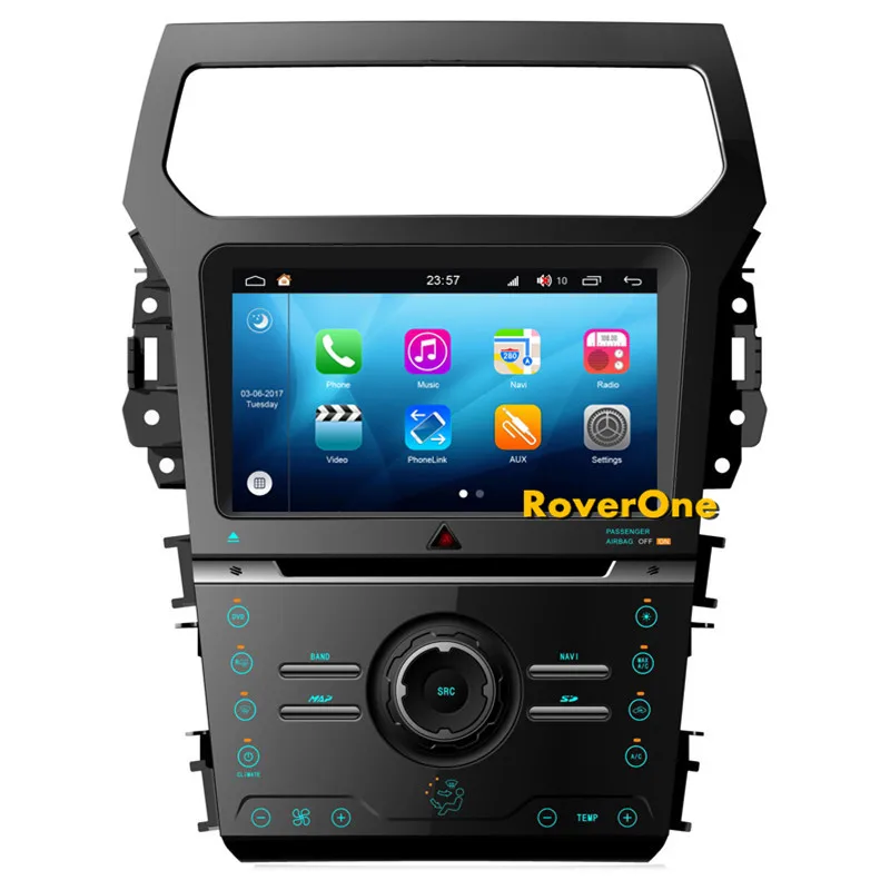 Для Ford Explorer 2012 2013 Android 8,0 2 Din автомобильный стерео DVD gps Аудио Видео плеер для Explorer+ HD камера