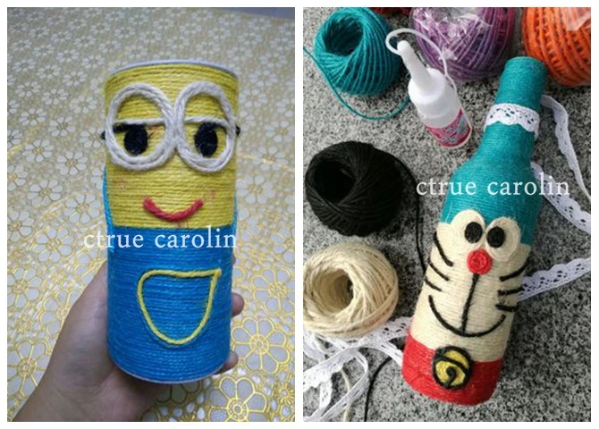 Джутовая шпагат 50 м натуральная сизалевая веревка 2 мм Сделай Сам Тэги в стиле