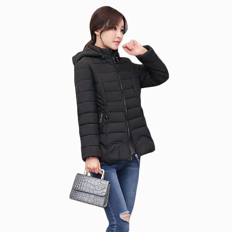 

2018 NEW ARRIVAL WOMEN SHORT SLIM WARM AUTUMN&WINTER JACKET COTTON PADDED HOODED FEMALE PARKA WOMEN OVERCOAT HIGH QUALITY ZL728