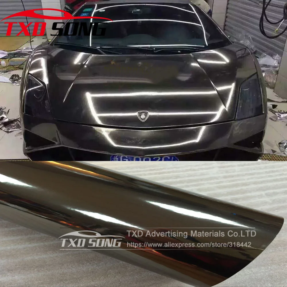 Новое поступление 7 размеров высокая яркость черный хром зеркало гибкая