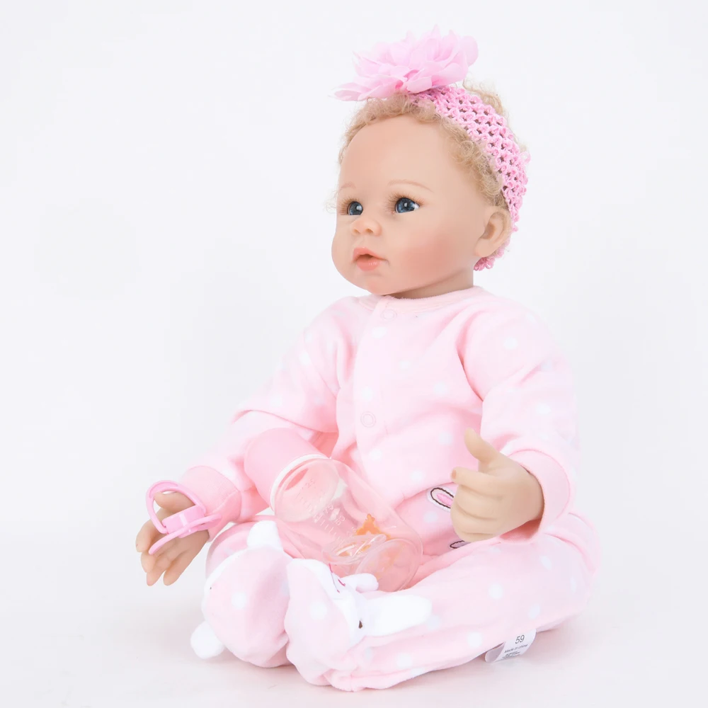 55 см Ткань тело возрожденная кукла игрушка реалистичные ручной работы живой