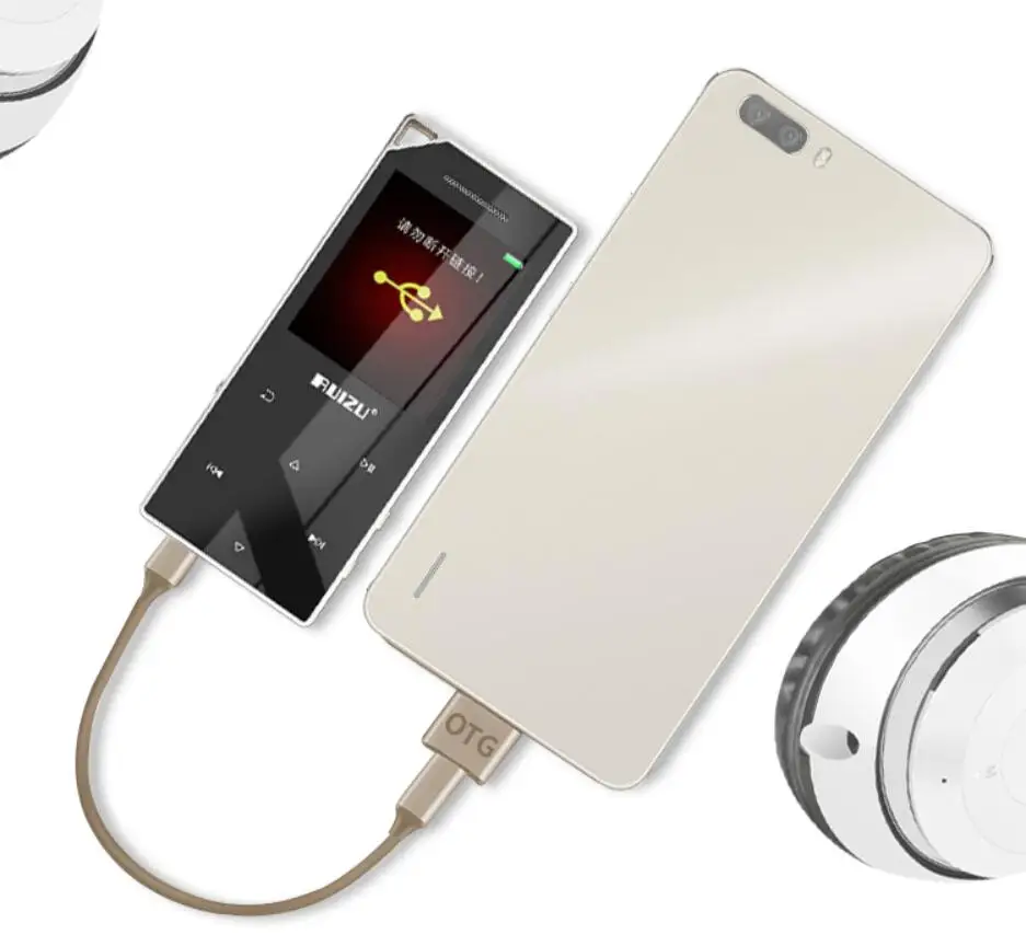 Музыкальный плеер Ruizu D05 Bluetooth 8 ГБ/16 ГБ светодиодный сенсорный экран MP3
