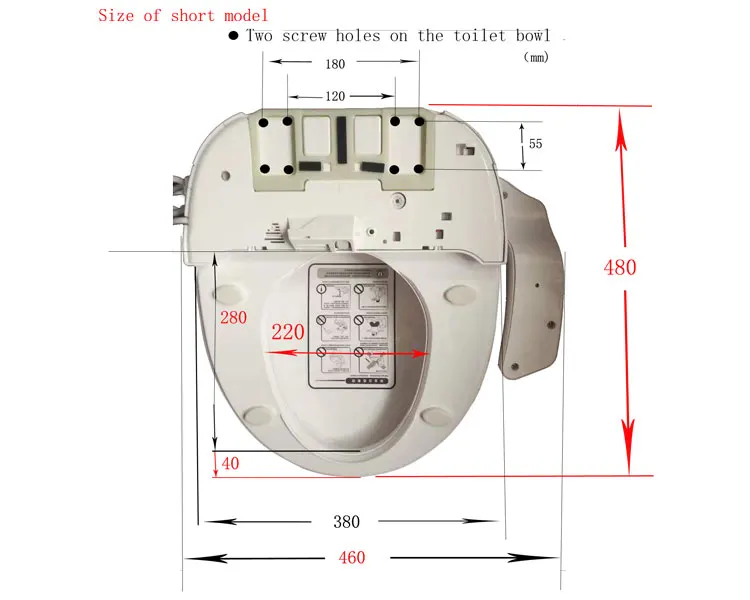 Ecofresh смарт-сиденье для унитаза washlet Электрический крышка биде интеллектуальные биде тепла чистой высыхание Массаж Уход за детьми женщиной Стариками