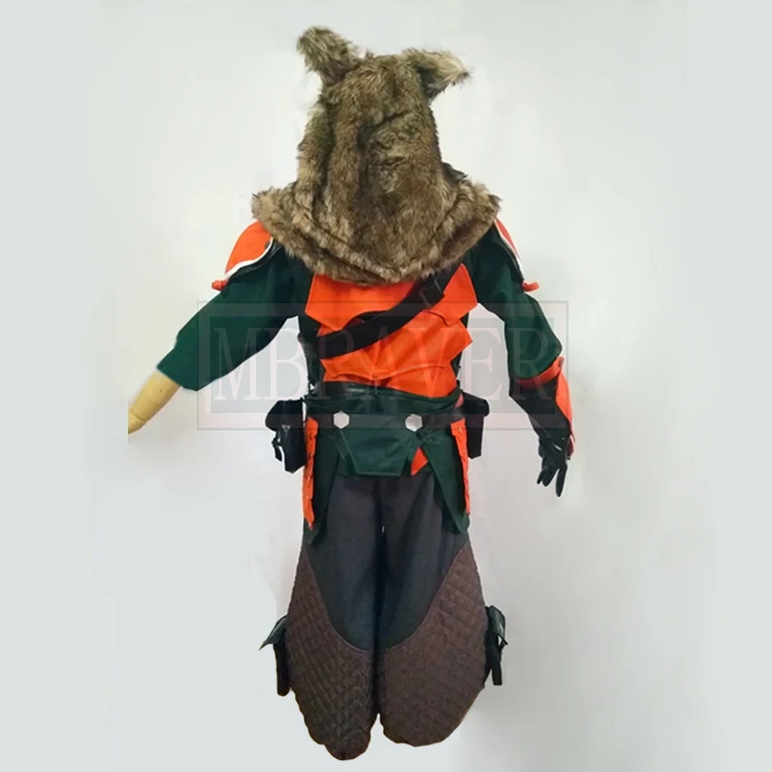 Костюм для косплея OW Hanzo Shimada одинокий волк униформа на Хэллоуин шапка + рубашка