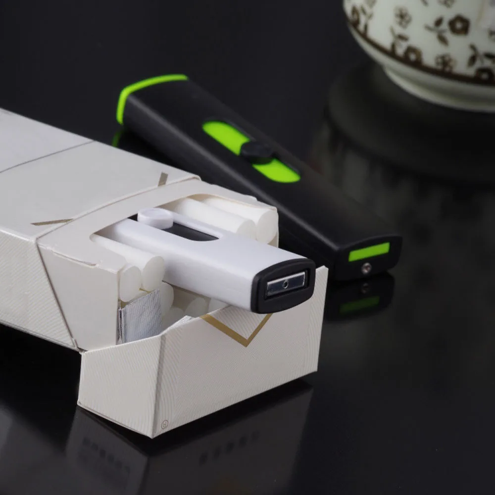1 шт. USB Электронная зажигалка для зарядки ветрозащитная Бездымная портативная