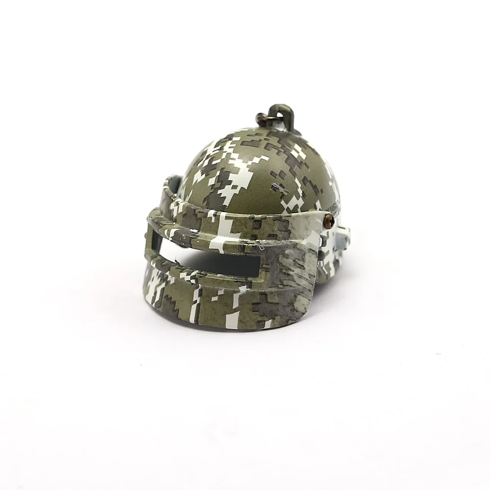 HSIC Новые игры боя PUBG Шлем Брелки камуфляж Брелоки держатель уровень 3 шлем Для мужчин llaveros Jewelry 12986